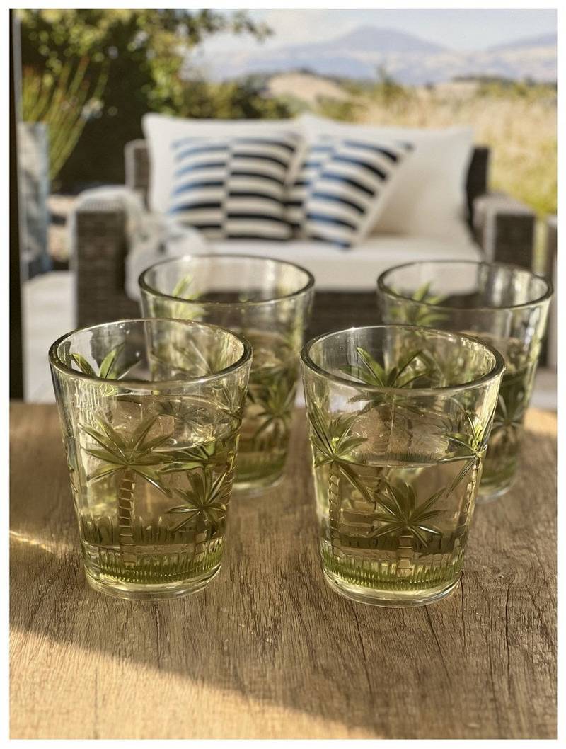 Tropical Vibes Acrylic Drinkware Set