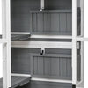 Garden Storage Haven: Stylish Outdoor Shed and Mini Greenhouse