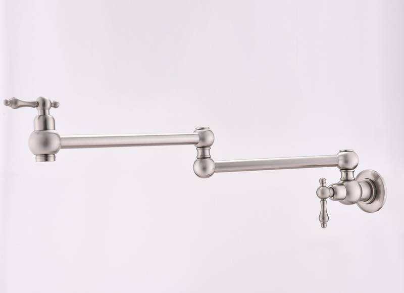 Wall-Mounted Pot Filler Faucet