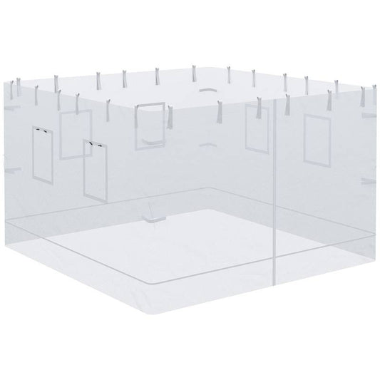 Versatile Canopy Sidewalls with Windows and Door - Set of Four