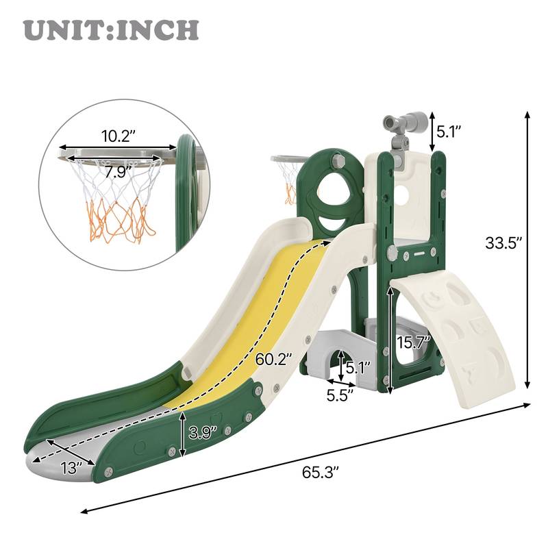 Space Adventure Playset with Slide and Fun Activities