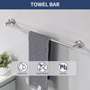 Brushed Nickel Bathroom Essentials Set