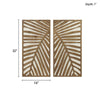 Chic Two-Tone Wood Wall Art Set
