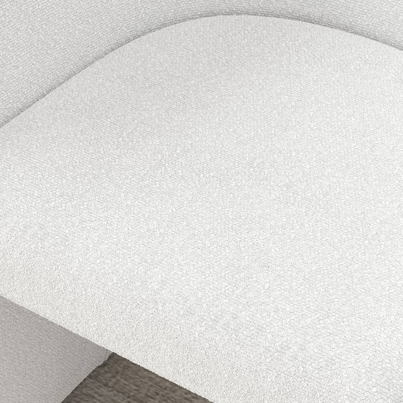 Chic White Lounge Chair