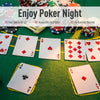 Green Felt Poker Table - Foldable Fun for Friends