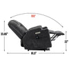 CozyLift Massage Recliner for Seniors - Plush Comfort with Heat and USB Charging