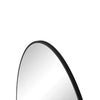 Chic Black Round Wall Mirror