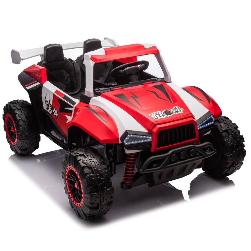 Ride-On Police Car for Kids with Parental Control and Fun Features