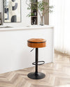 Stylish Swivel Bar Stools - Set of Two