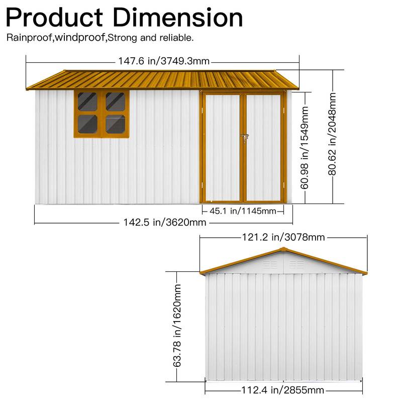 Sunny Garden Shed