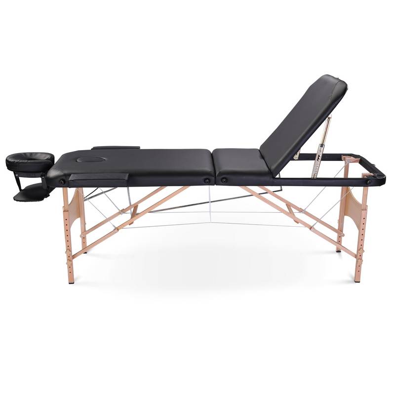Spa on the Go: Adjustable Portable Massage Bed with Carrying Case