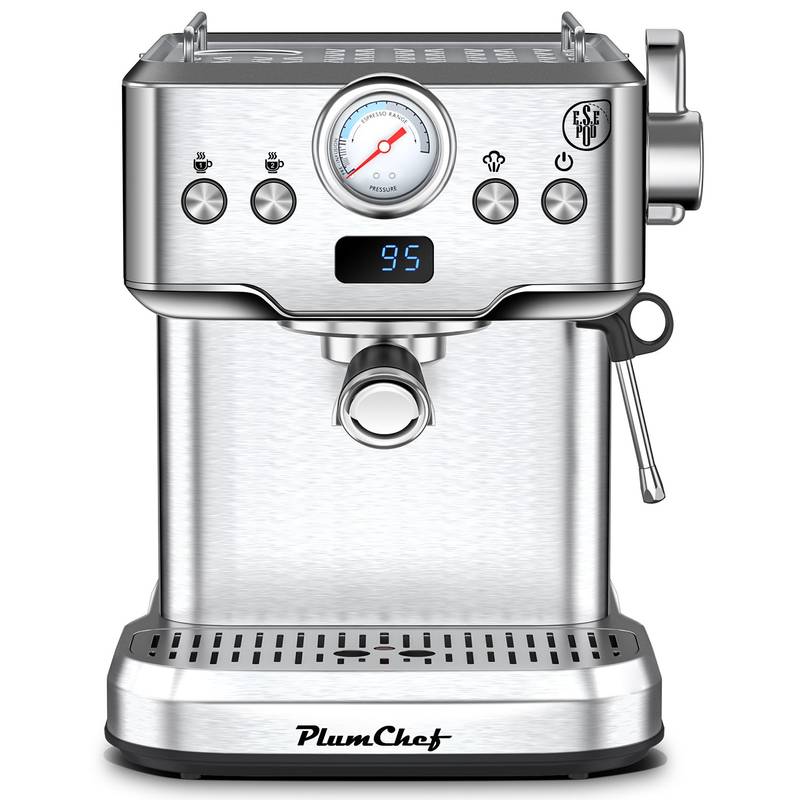 BrewMaster Pro Espresso Maker with Frother - Perfect for Cappuccinos and Lattes!