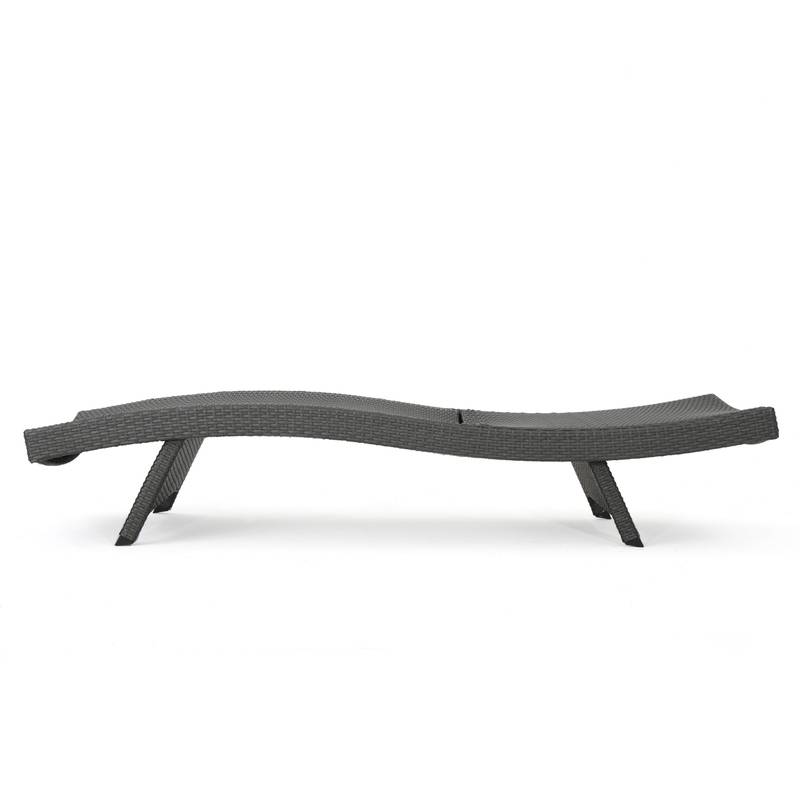 Salem Wicker Chaise Lounge Duo