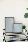 Chic Gray Nesting Trays Set