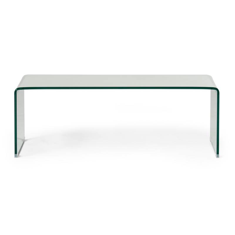 Sleek Tempered Glass Coffee Table