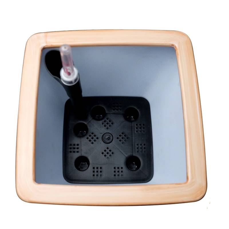 Self-Watering Wood Planter Duo