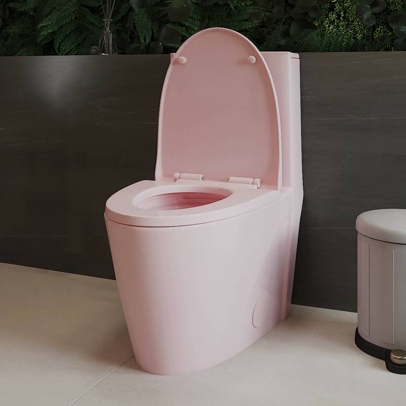 Pink Rose Eco-Friendly Comfort Toilet