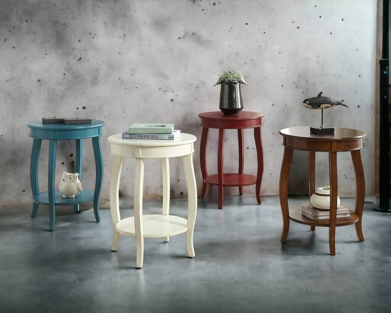 Teal Bliss Side Table