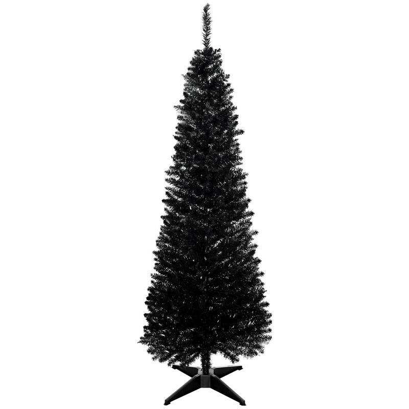 Slim & Stylish Black Pencil Christmas Tree
