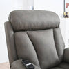 CozyLift Recliner Sofa - Comfort for Seniors in Dark Gray