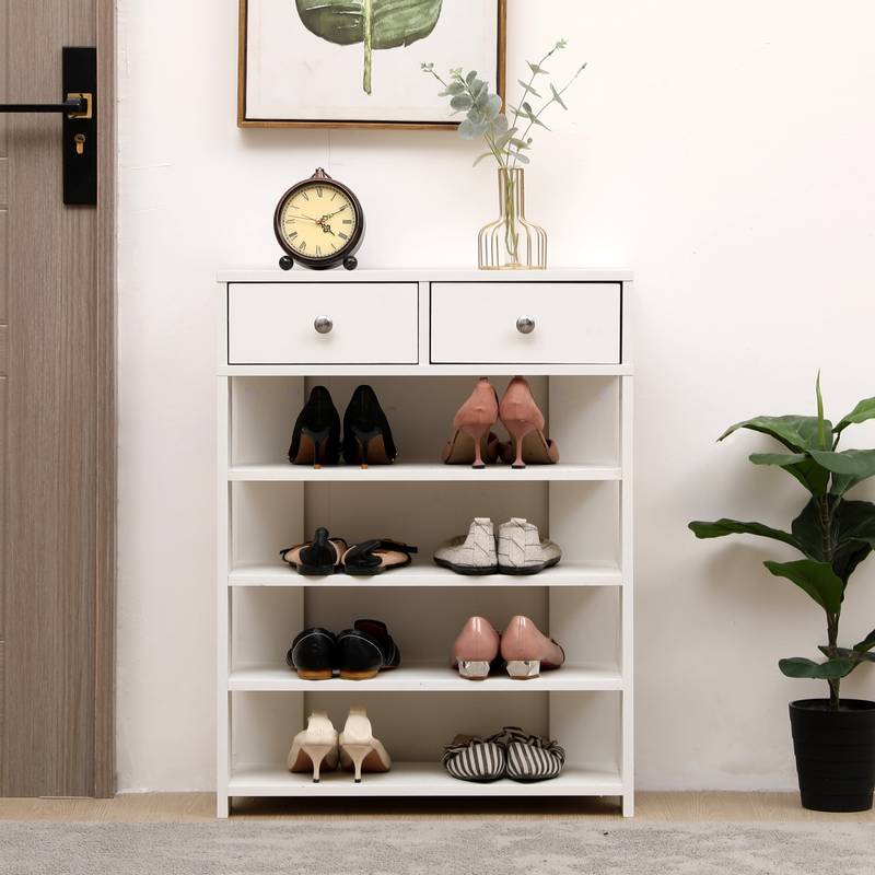 Entryway Shoe Rack with Drawers – Smart Storage Solution
