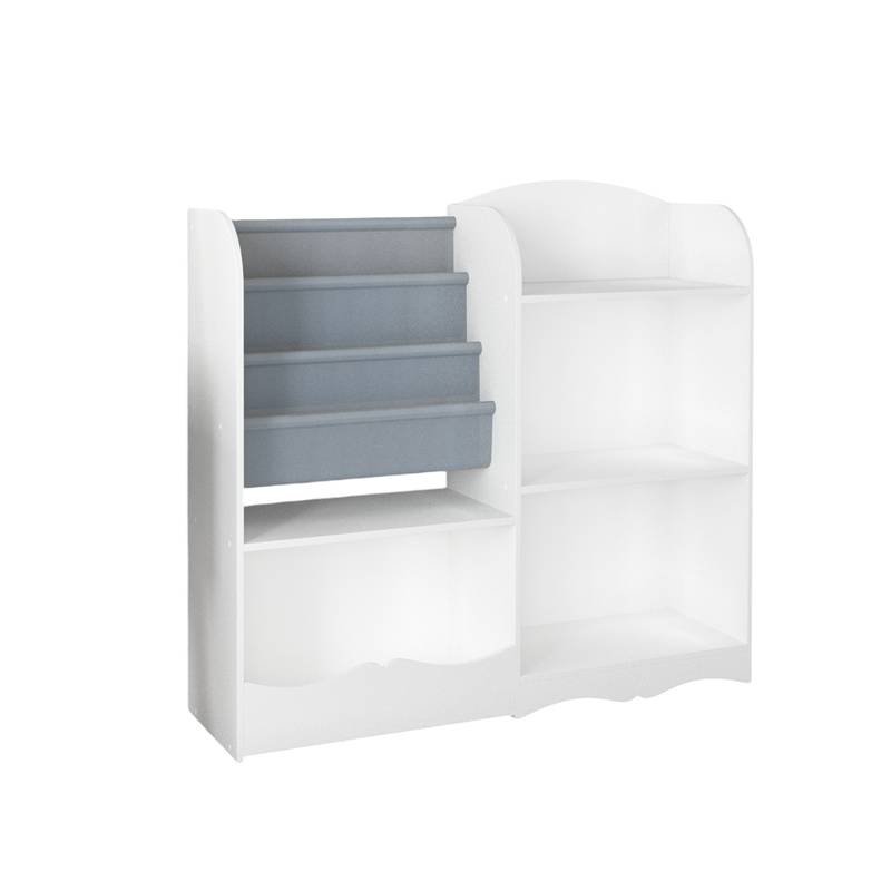 Kiddo's Cozy Bookshelf and Toy Fun Zone
