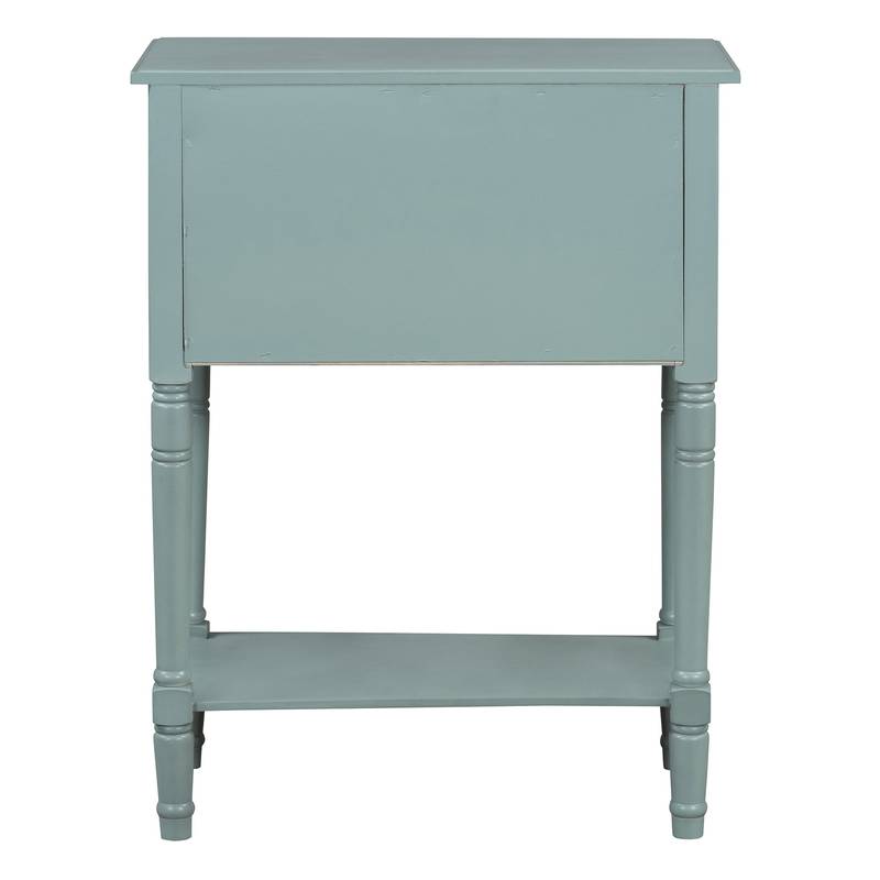 Charming Slim Console Table with Drawers