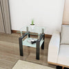 Chic Tempered Glass Coffee Table