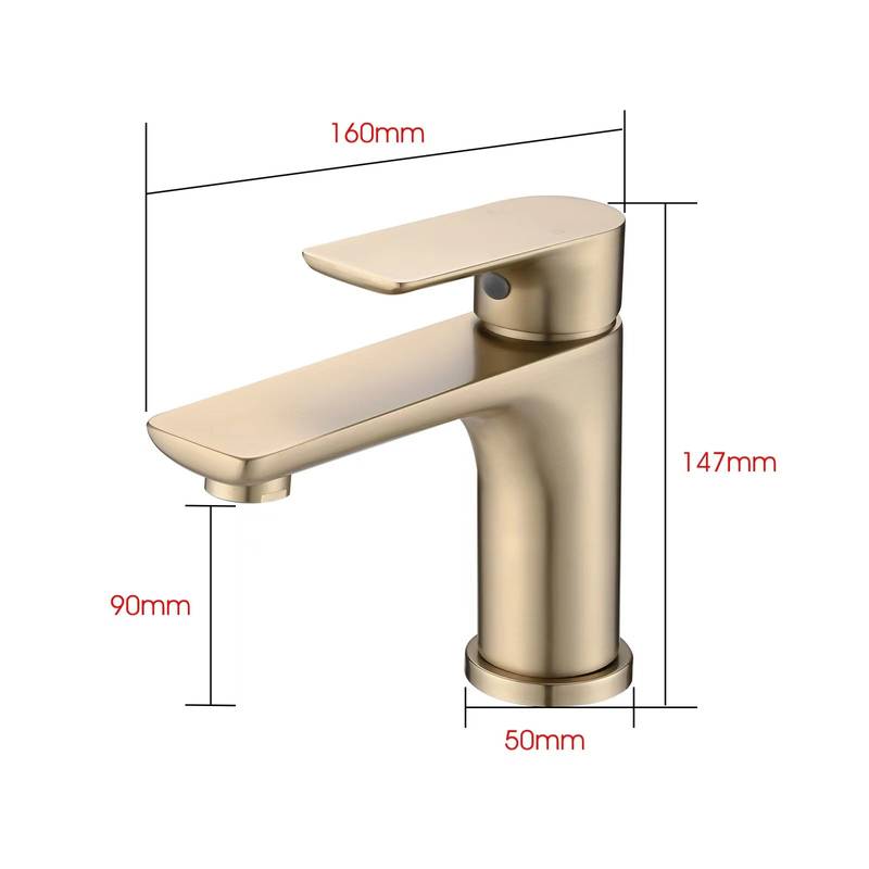 Sleek Single-Handle Sink Faucet