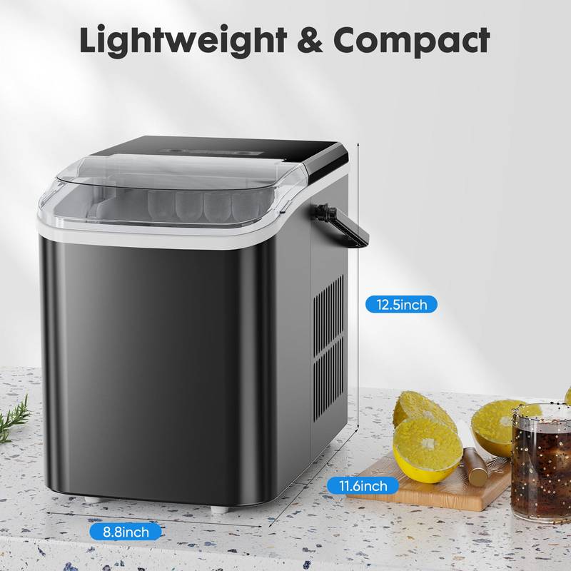 ChillPro Mini Ice Maker - Portable and Stylish!