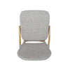 Cozy Bistro Duo: Gray Rattan & Bamboo Chairs