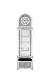 Noralie LED Grandfather Clock with Faux Diamond Accents