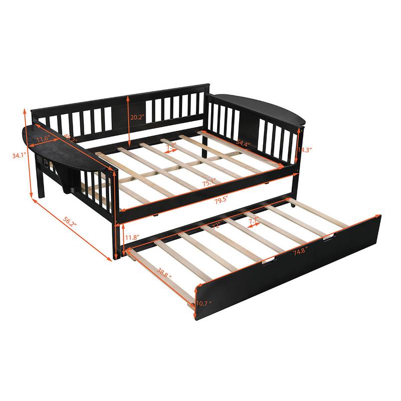 Espresso Dream Daybed & Trundle Combo