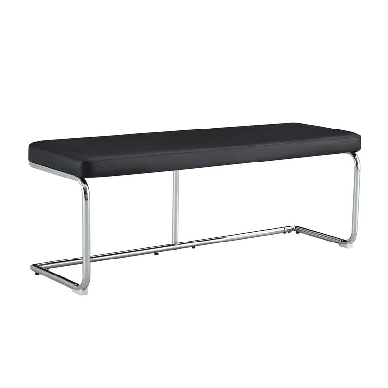 Stylish Shoe Bench with Silver Legs - Perfect Storage for Every Space