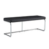 Stylish Shoe Bench with Silver Legs - Perfect Storage for Every Space