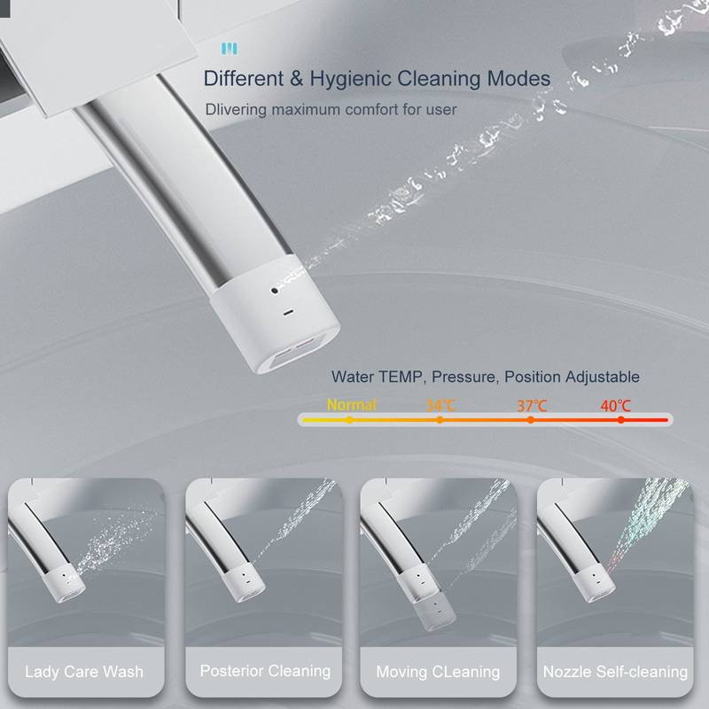 Smart Bidet Toilet: Heated Seat & Auto Features