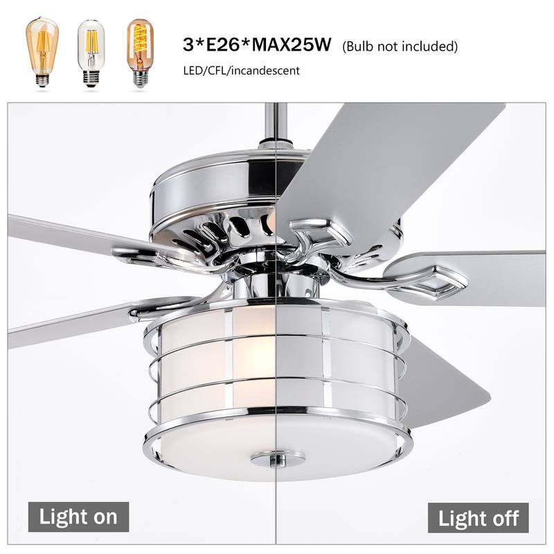 Dreamy LED Ceiling Fan with Remote – Rustic Charm Meets Modern Style!