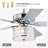 Dreamy LED Ceiling Fan with Remote – Rustic Charm Meets Modern Style!