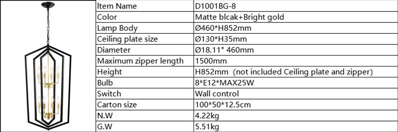 Rustic Black Lantern Chandelier