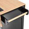 Versatile Kitchen Island Cart with Drop Leaves and Power Outlet