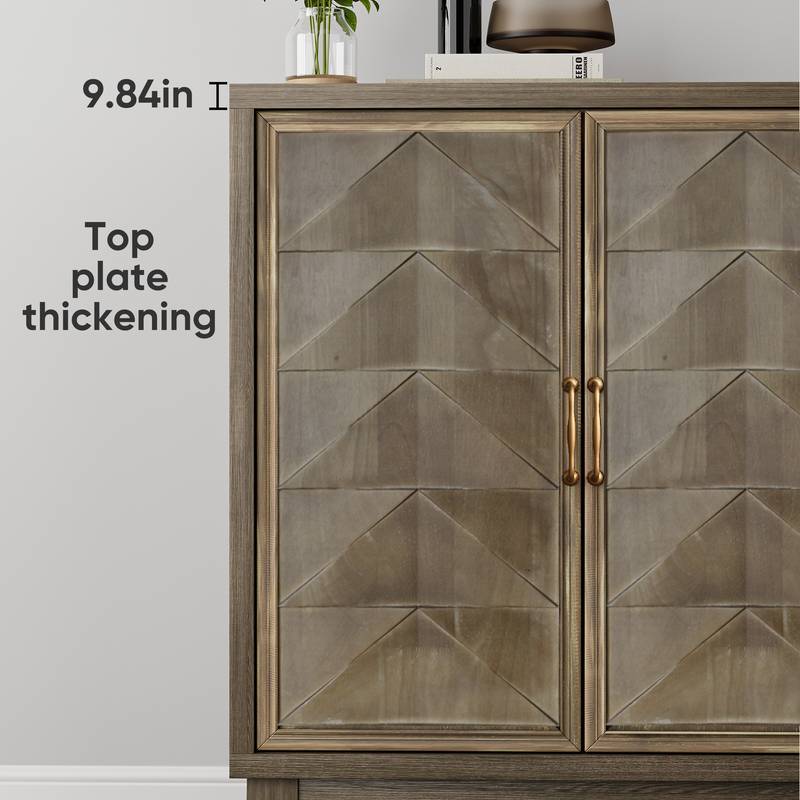 Chic Vintage Buffet Cabinet with Ample Storage