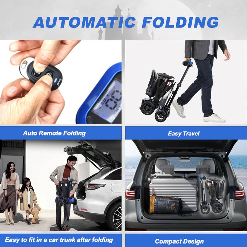 Easy Ride Foldable Electric Scooter for Seniors - Lightweight & Smooth Travel Companion