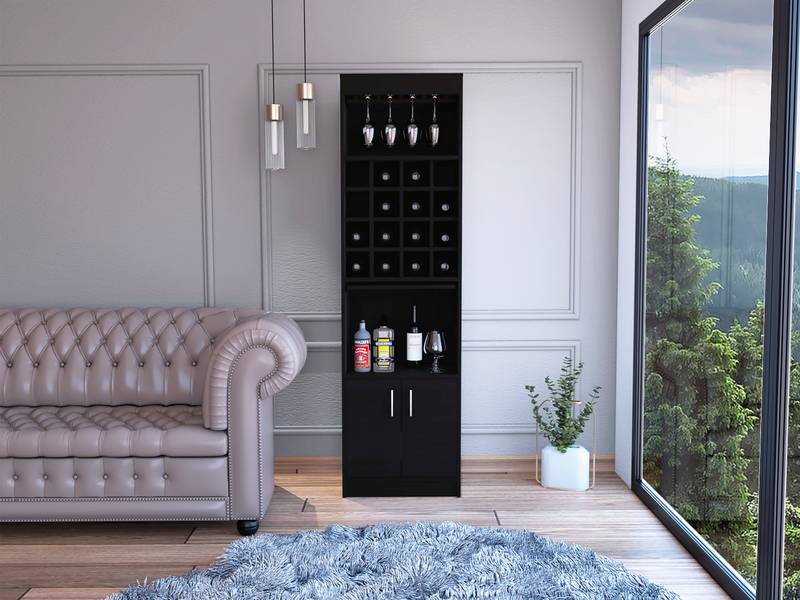 Kava Wine & Snack Cabinet