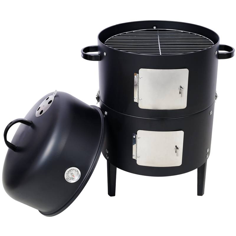 Ultimate Charcoal Smoker Grill - Heavy Duty Outdoor BBQ