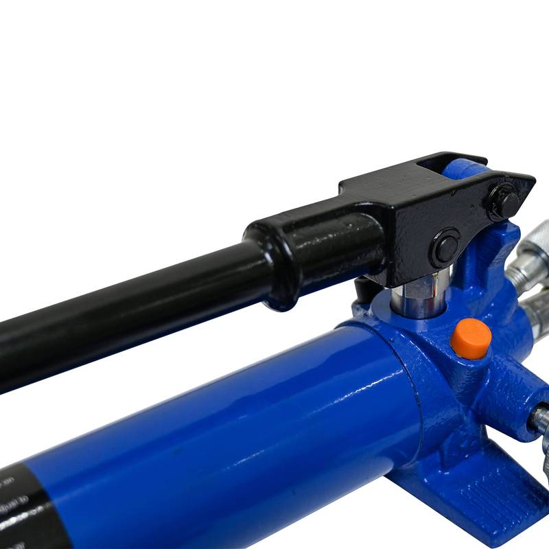 Portable Power: Hydraulic Gear in Bold Black & Blue