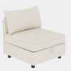 Cozy Mid-Century Loveseat with Hidden Storage