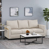 Cozy Contemporary Beige Sofa