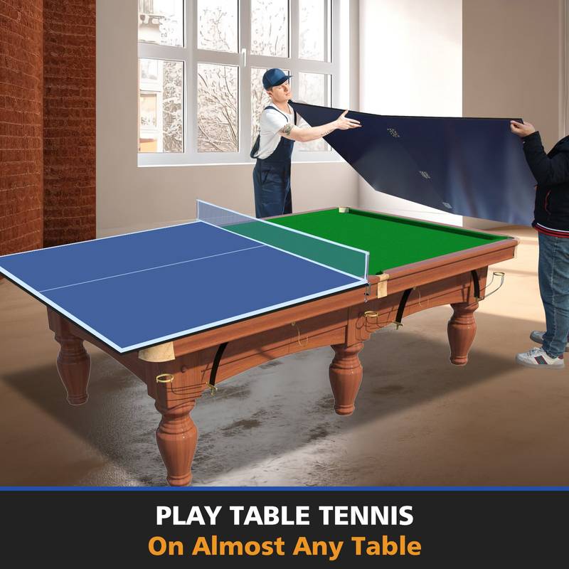 Blue Foldable Ping Pong Table Top for Indoor Fun