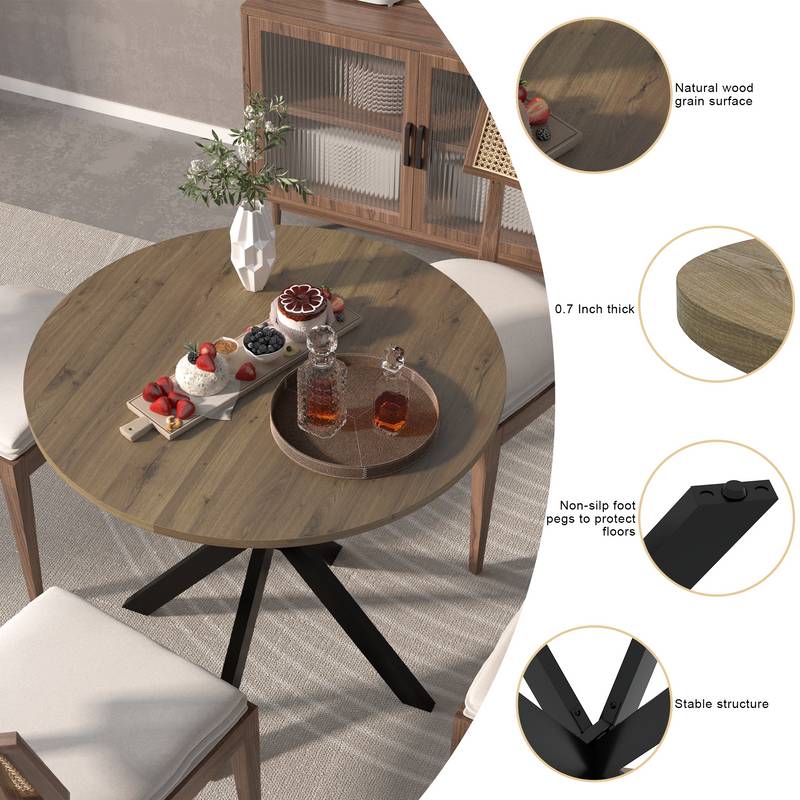 Cozy Circle Dining Table