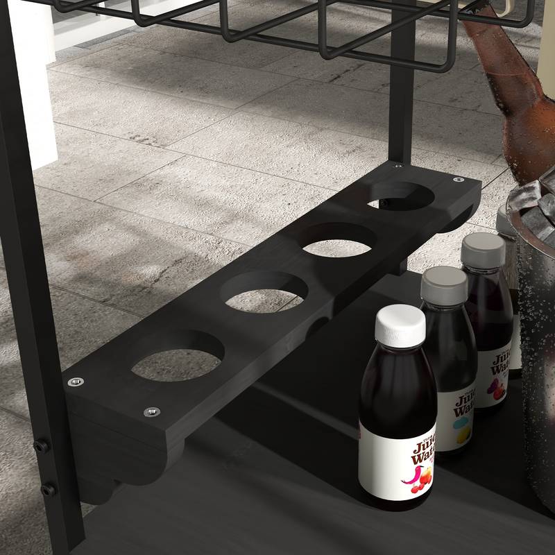 Sunny Outdoor Serving Cart – Roll and Serve in Style!